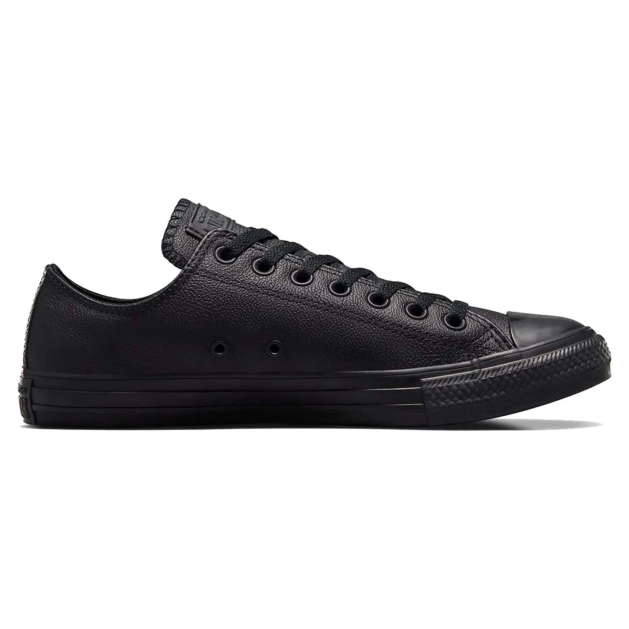 Chuck Taylor All Star Leather Low Top Mono Unisex Sportswear Shoes Tough Rubber Weekend Hikes