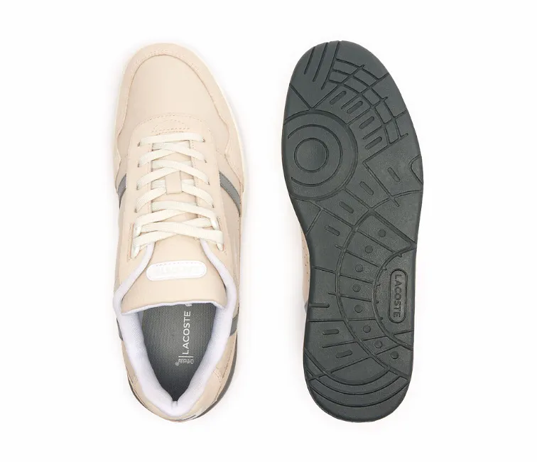 ReflectiveDetails FoamMidsole Men's Lacoste T-Clip 124 2 SMA (Off White/Grey)