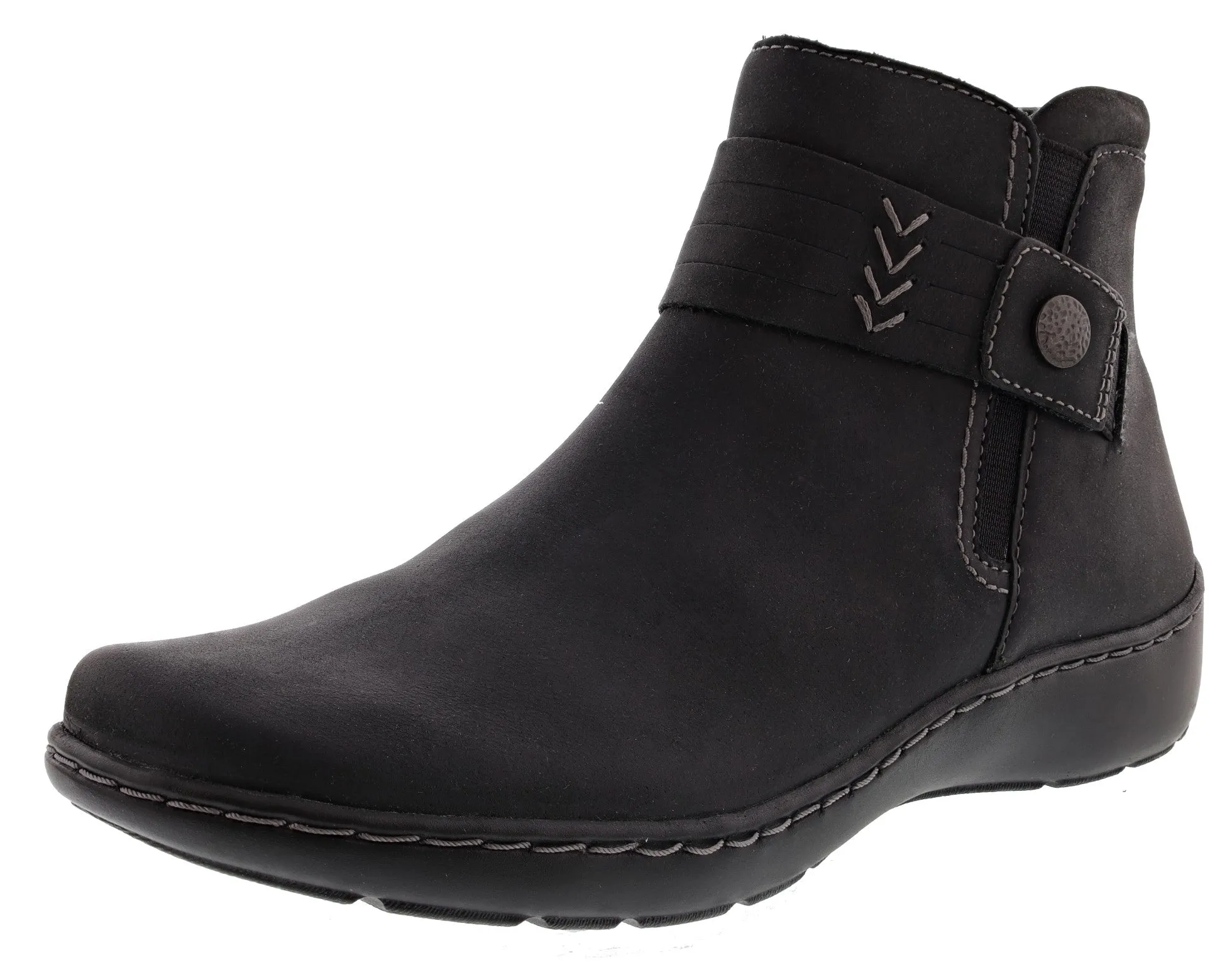 Clarks Women's Cora Rae Ankle Boots Breathable Build