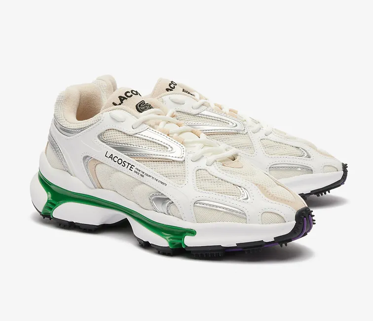 Variable Lace Lock CasualWear Men's Lacoste L003 2K24 124 1 SMA (White/Green)