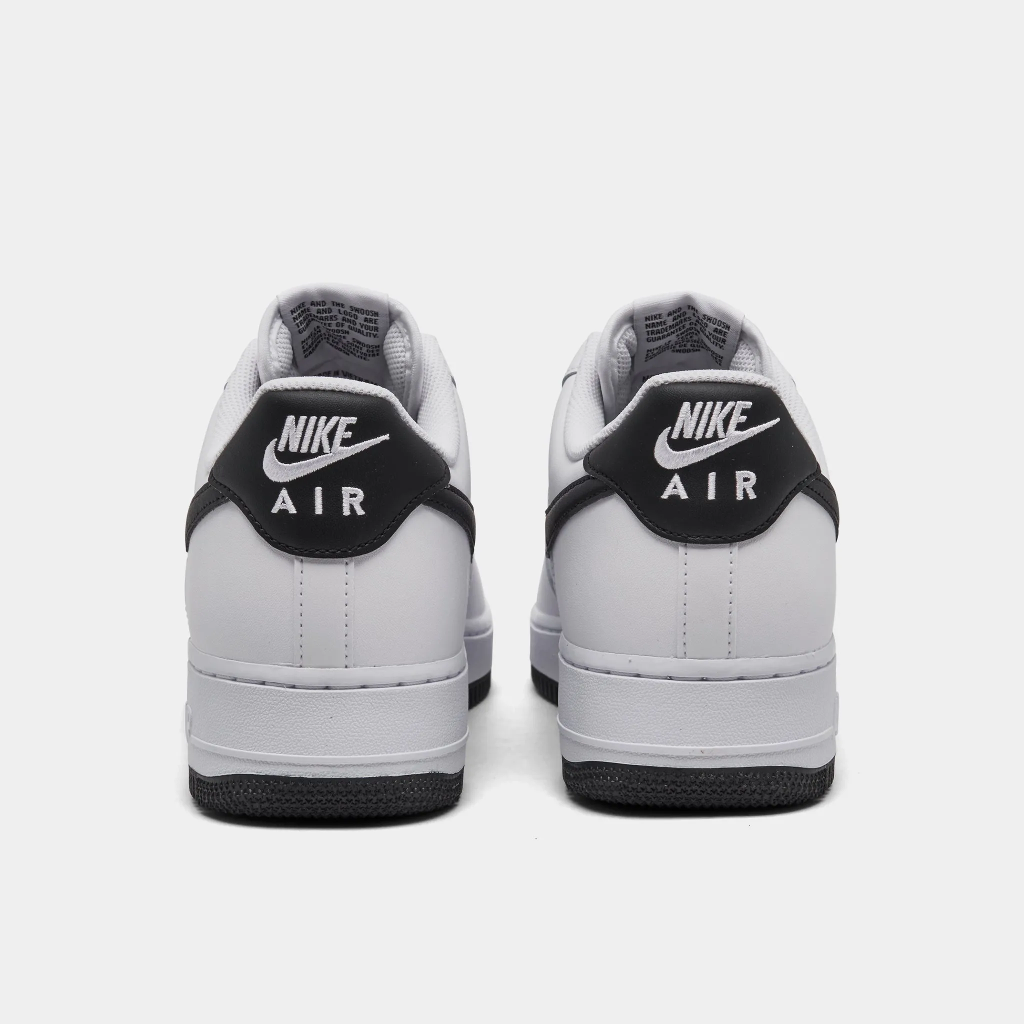 Nike Air Force 1 '07 White / Black - White FlexibleSole Anatomical Heel Cup