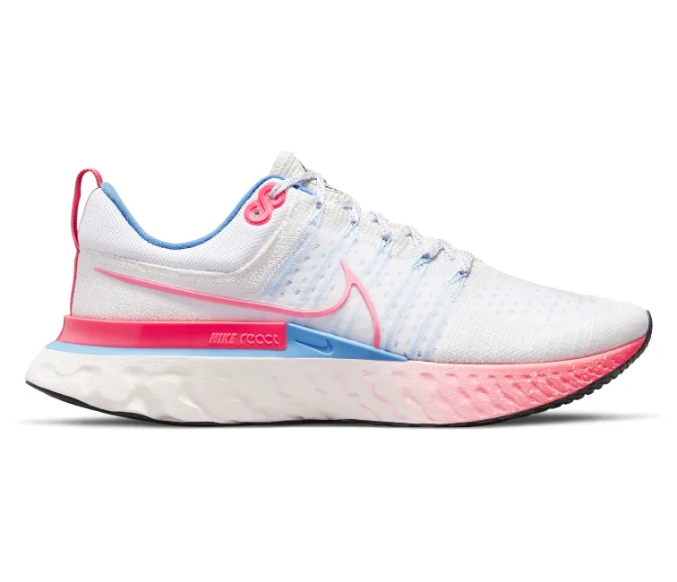 Men's Nike React Infinity Run FK 2 (Sail/Racer Pink) comfort features Lateral Support Frame
