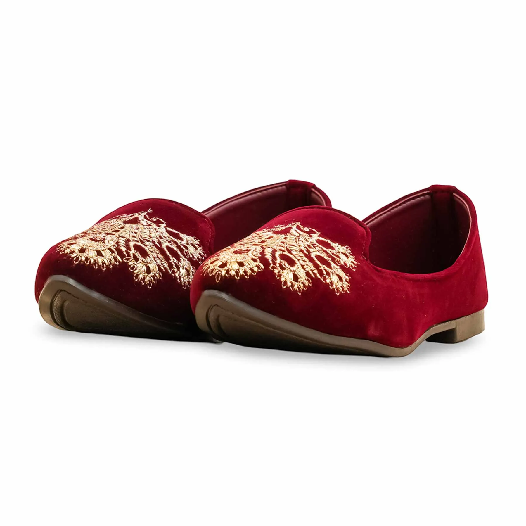 Ship Step Maroon Pumps For Women WN1258