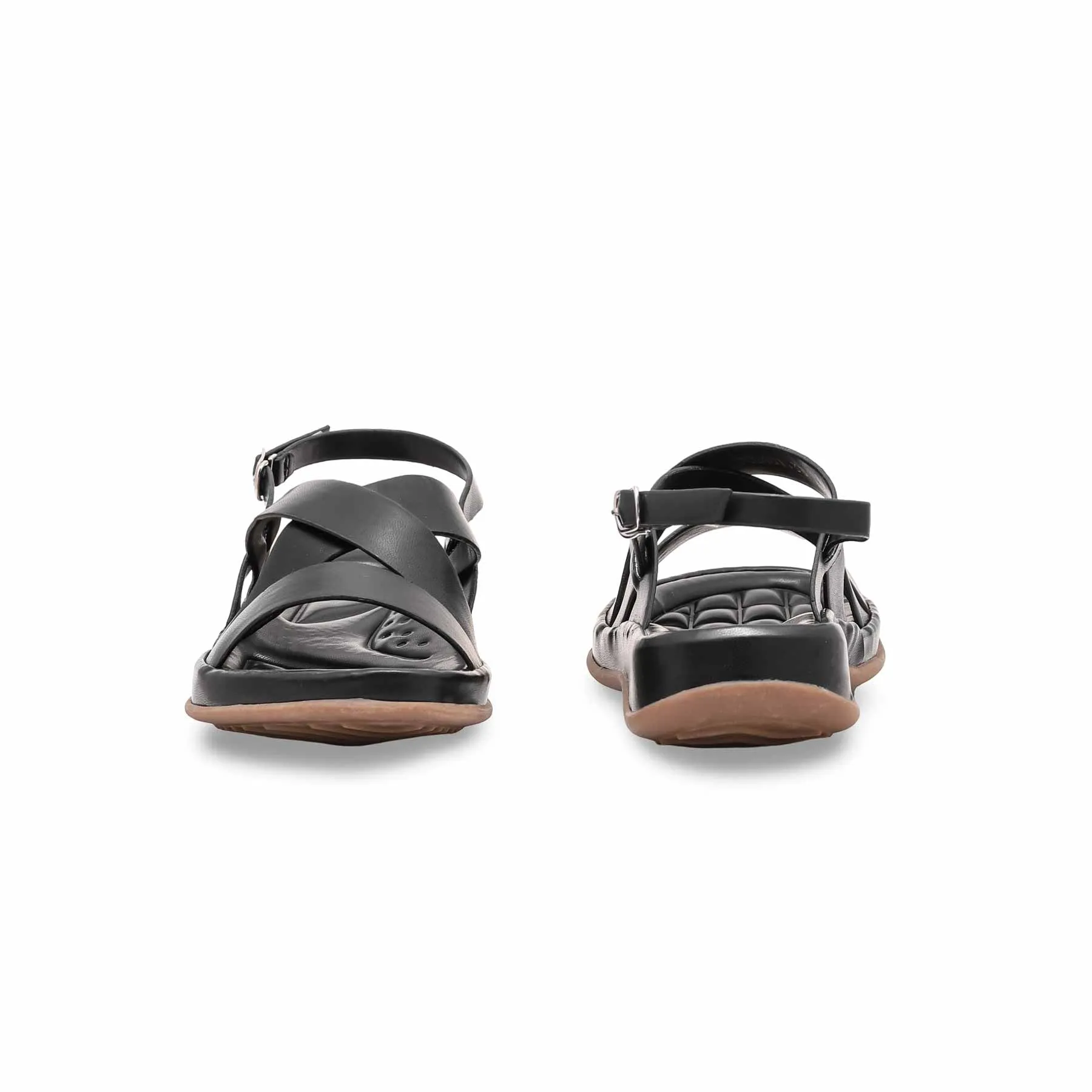 Black Formal Sandal PU0401 High-Quality Material