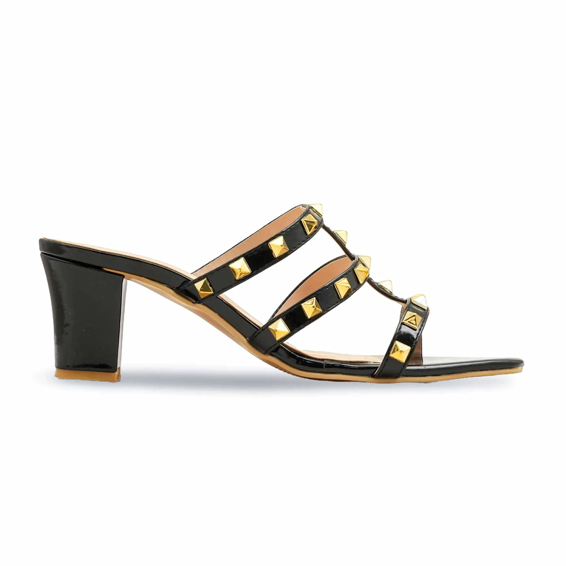 Black Formal Slipper For Women FR8420 Photo Queen