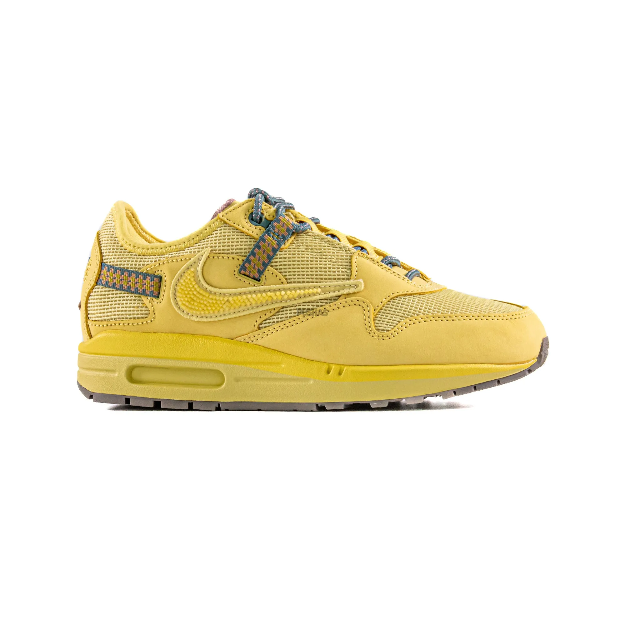 Padded Activity Lockdown Heel Nike Air Max 1 x Travis Scott Cactus Jack 'Saturn Gold' (2022)