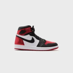 Water Resistant Construction Natural Stride Jordan WMNS Air Jordan 1 OG - Varsity Red / White / Black