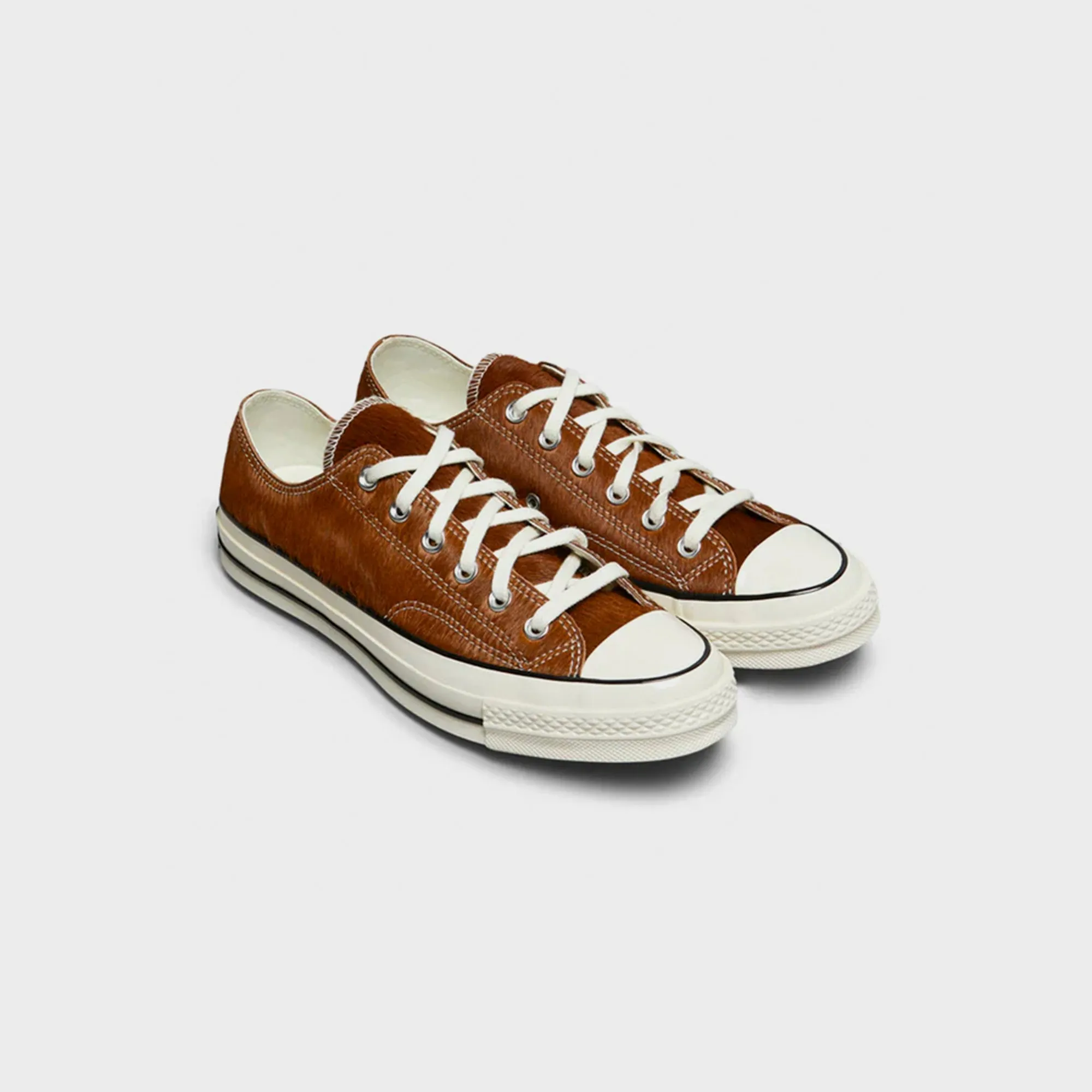 Hyperbolic Cushioning Elastic Collar Converse WMNS Chuck 70 ?C Pony Hair Brown / Egret