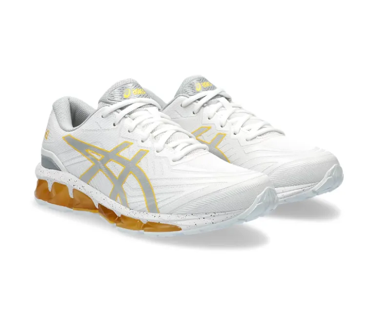 Men's Asics Gel-Quantum 360 7 (White/Saffron) Resilient Touch Soft Interior