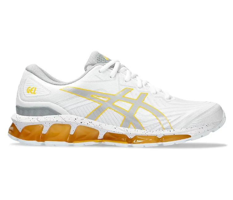CanvasUpper Non Slip Lacing Men's Asics Gel-Quantum 360 7 (White/Saffron)