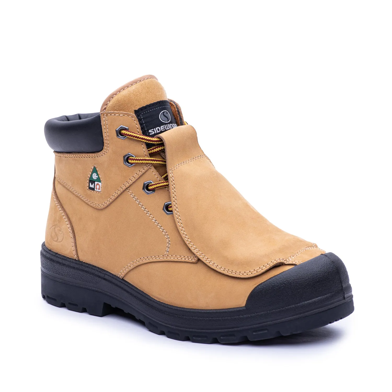 Met-Lite  Tan 6" Steel Toe Metguard work boots 634 - Limited Sizing Durable Layer