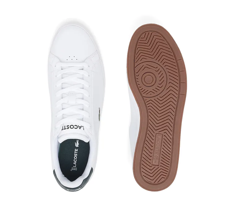 Men's Lacoste Graduate Pro 222 1 SMA (White/Dark Green) Water resistant upper PU midsole