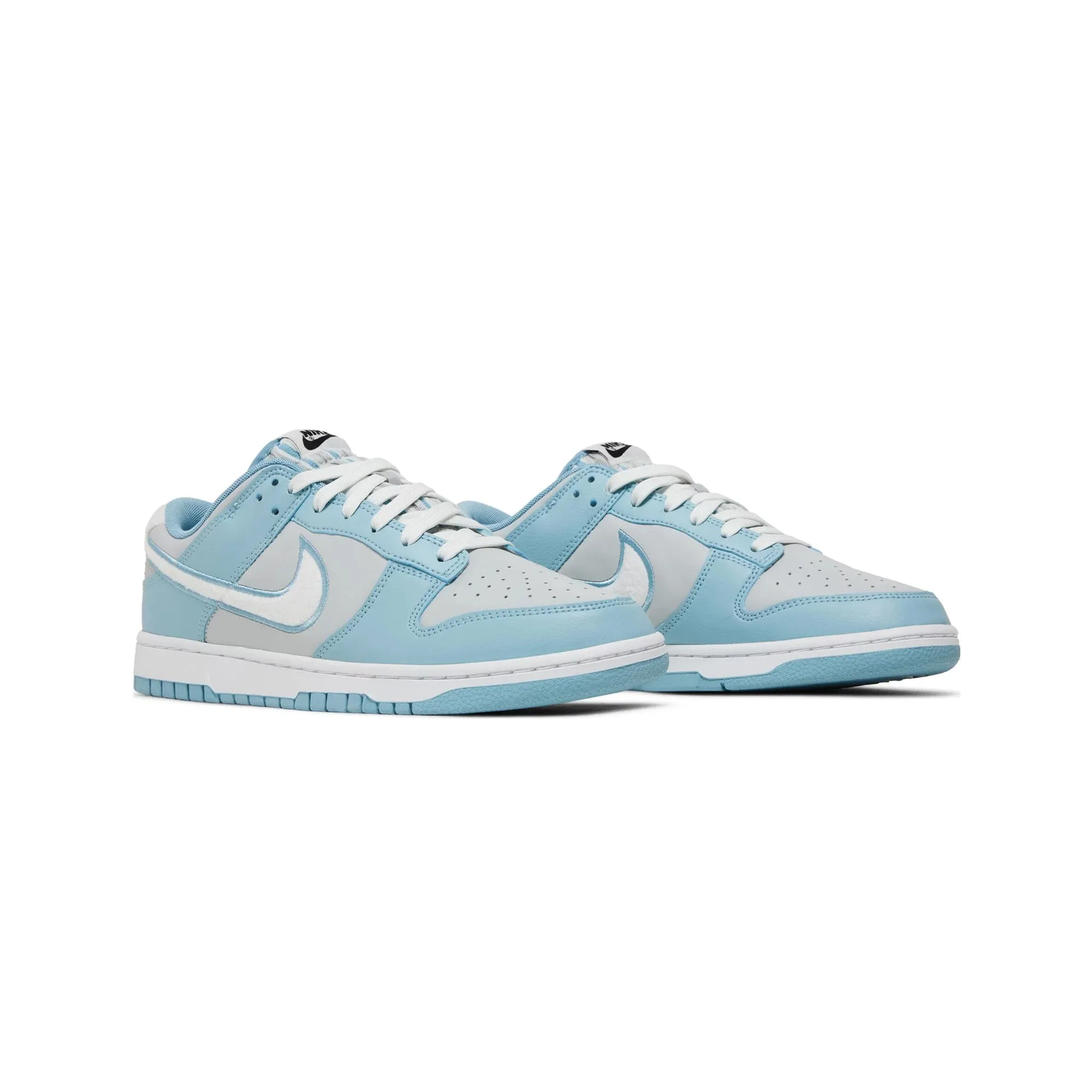 Dunk Low Retro 'Fleece Swoosh Worn Blue' All-weather chic