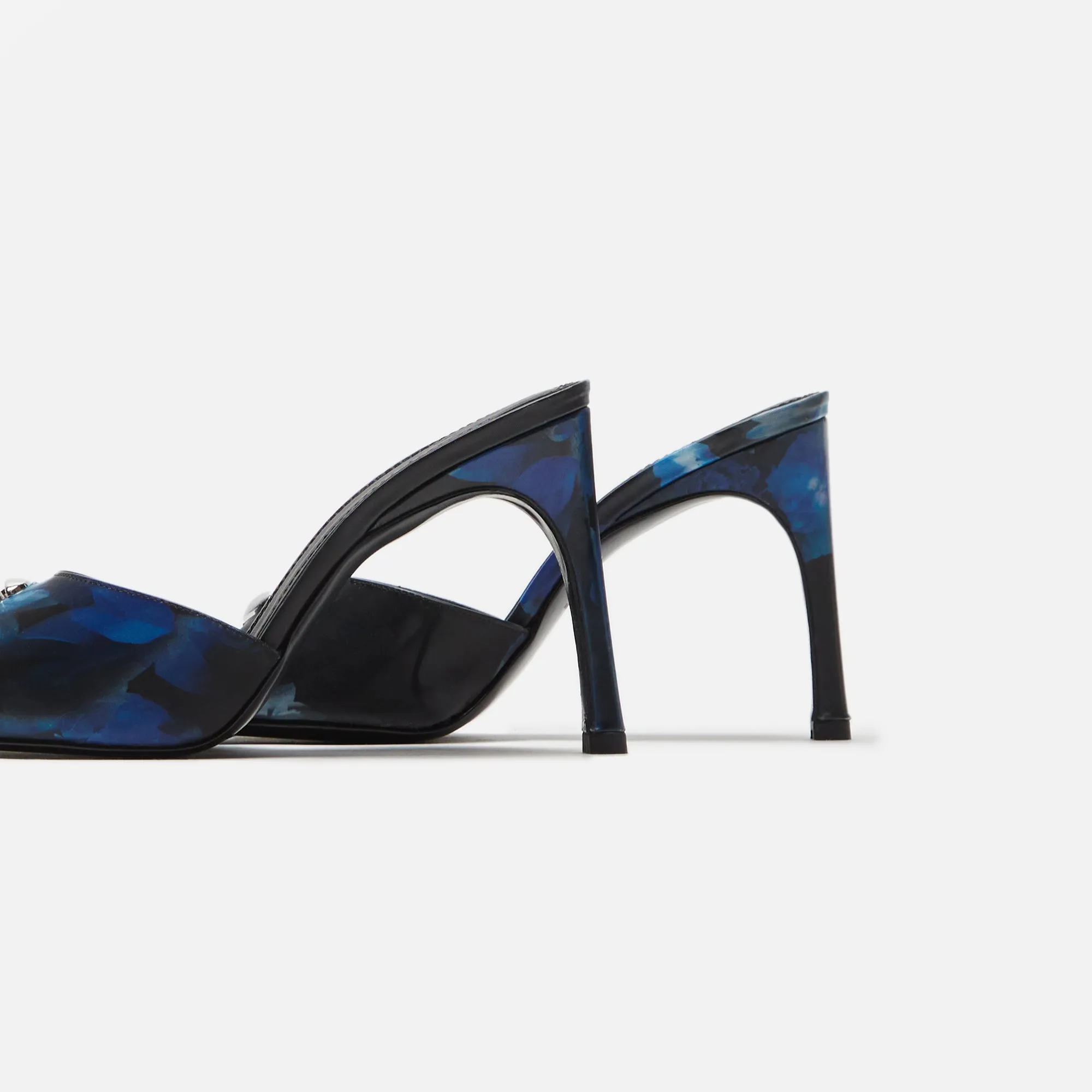 Fashion-forward flexibility All Season Coperni Holographic Logo Mule - Blue / Black