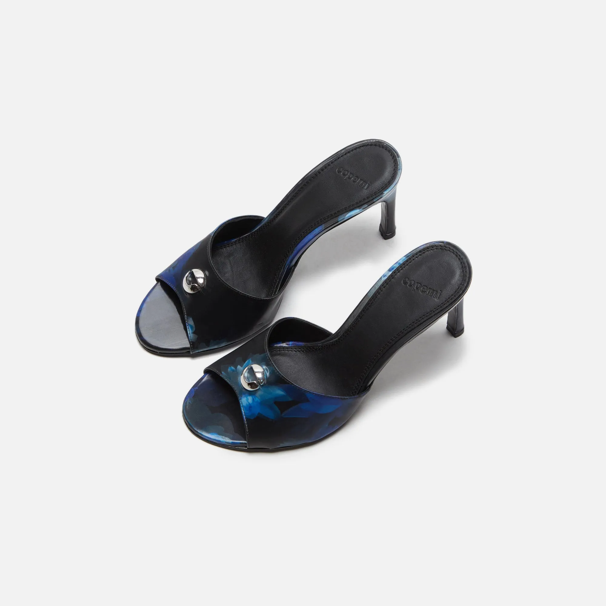 Coperni Holographic Logo Mule - Blue / Black Impact-absorbing design Abduction Guide