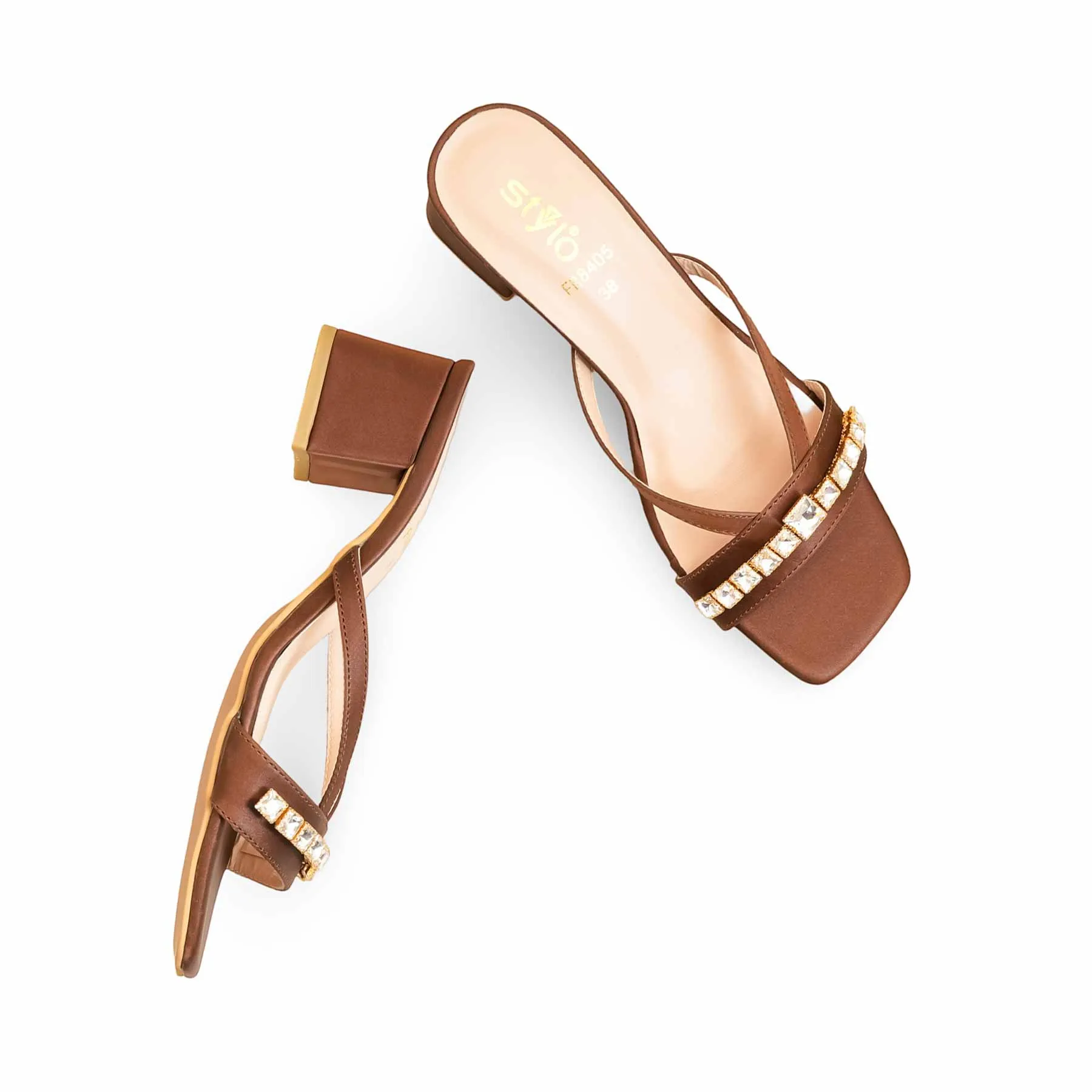 Copper Formal Slipper FR8405 Walk With Confidence Refined Detail