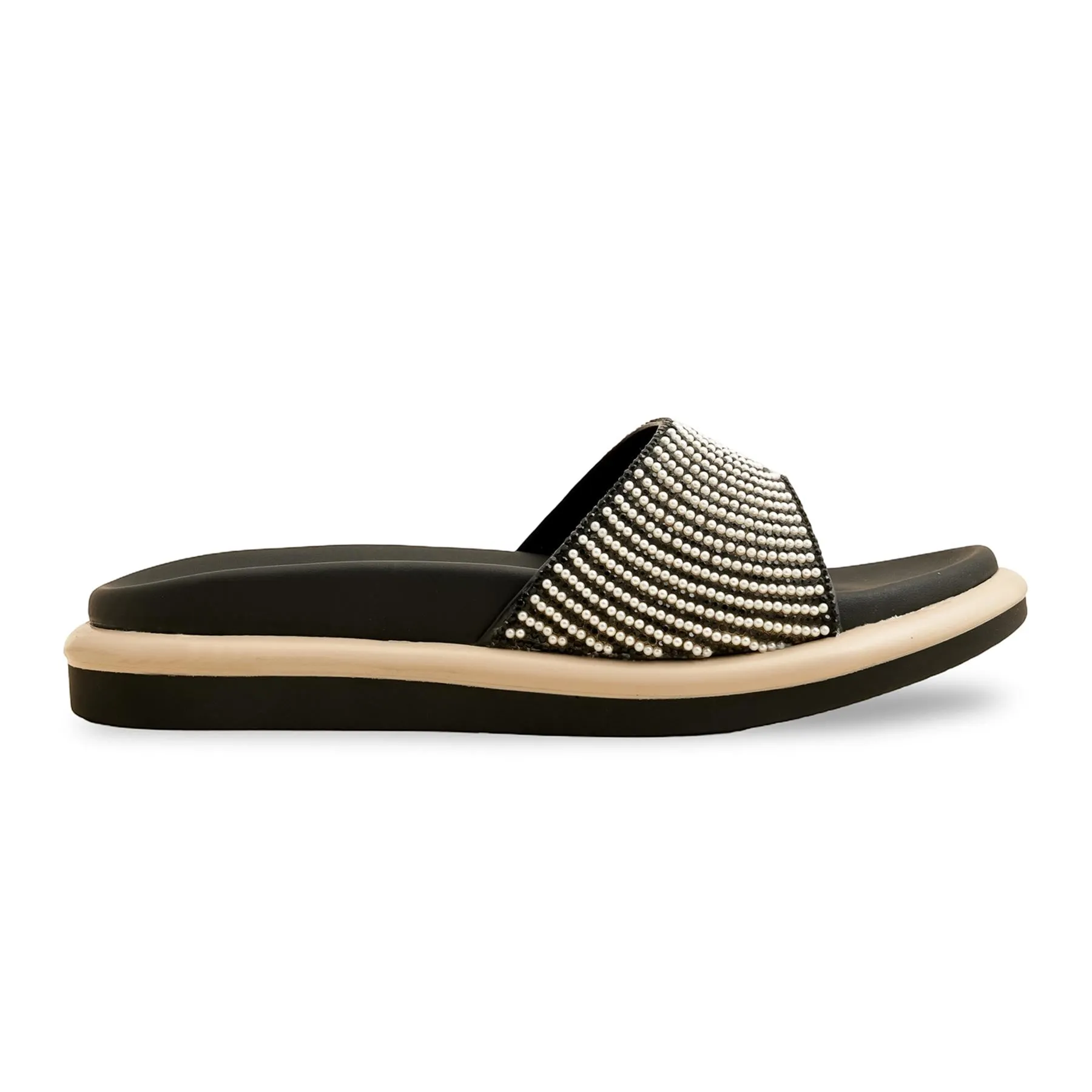 Black Formal Slipper PU0532 Modern Comfort Lace Up