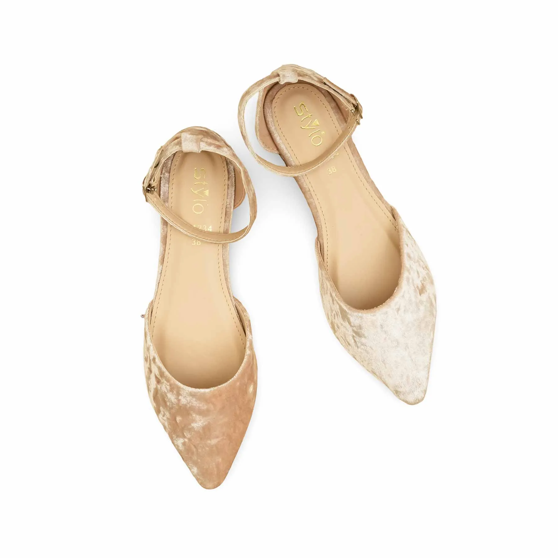 Cream Pumps For Ladies WN1234 Show Night