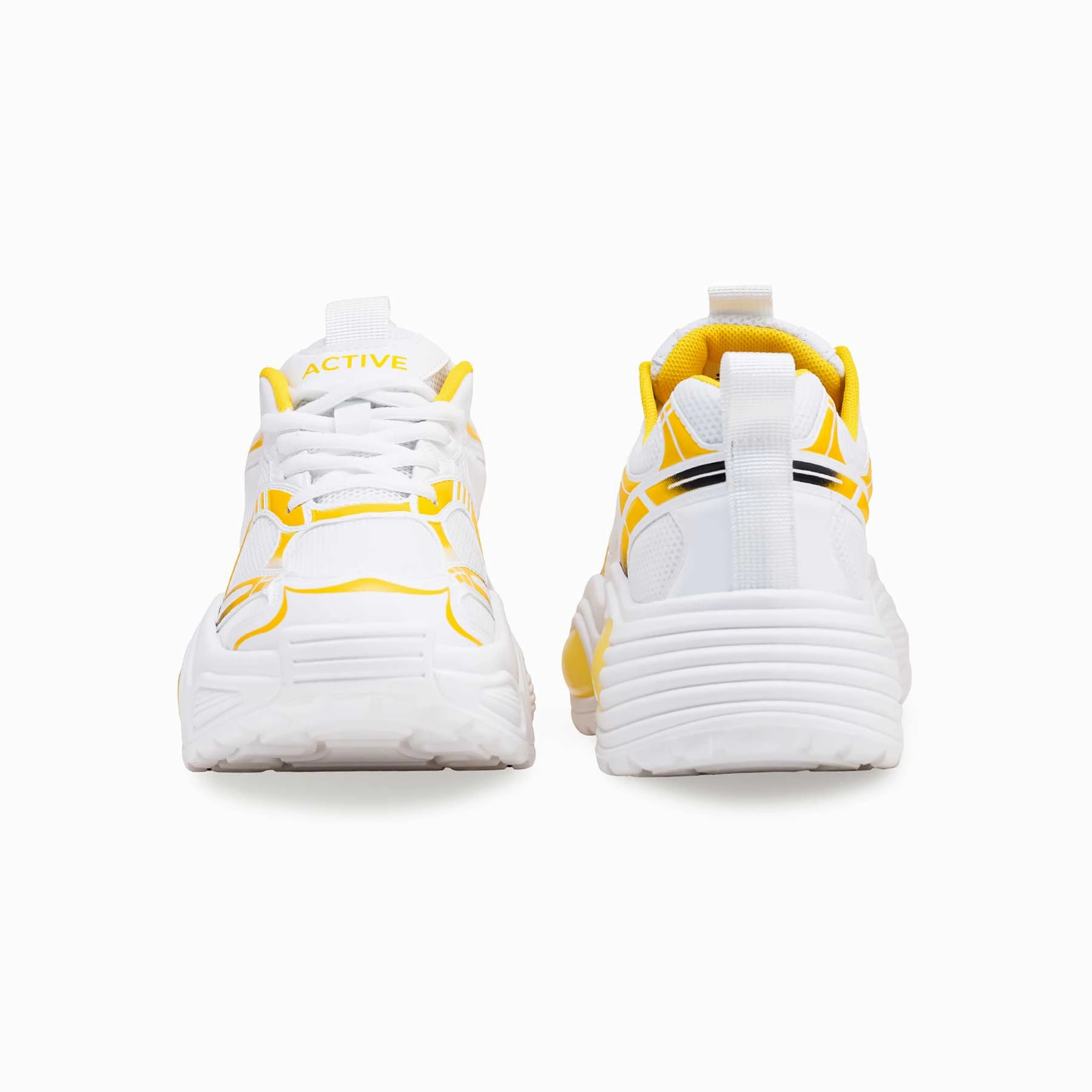 Non Marking Sole Flex Groove Technology Yellow Casual Sneaker AT7342