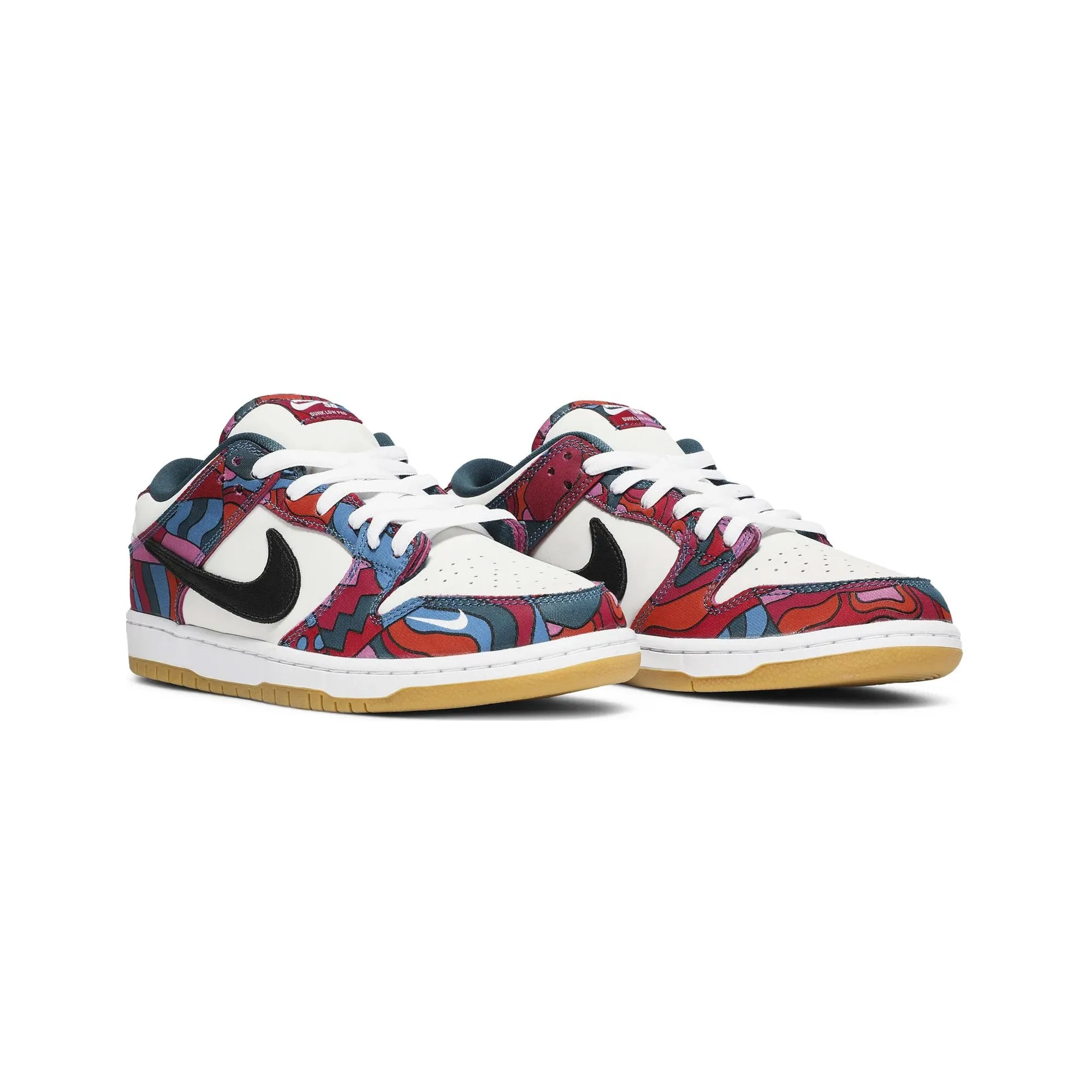 SB Dunk Low x Parra 'Abstract Art' Flexible Zones Slip-resistant support