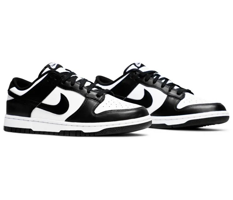 Men's Nike Dunk Low Retro (Panda) cushioned collar
