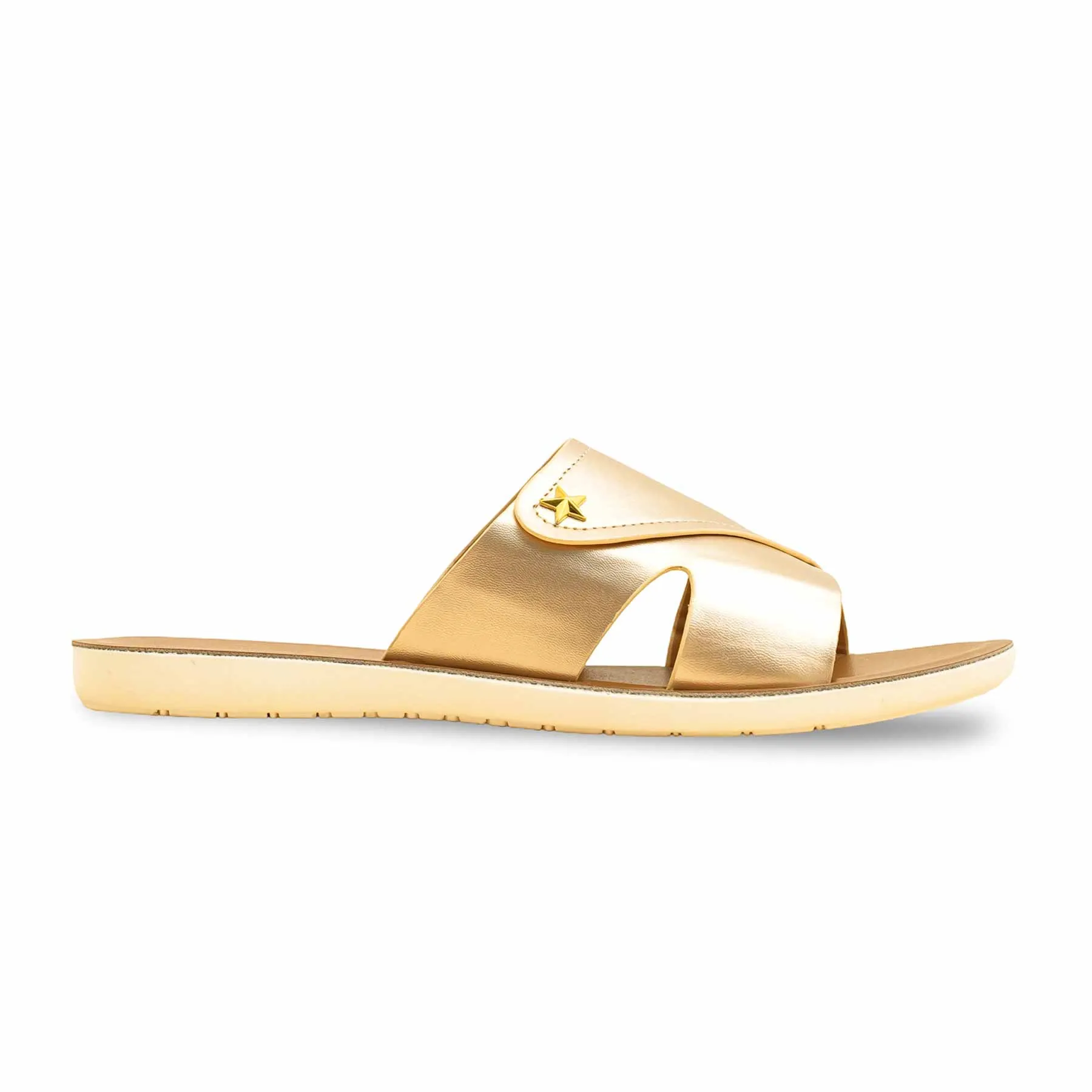 Comfort Wear Shoes Scent Glow Golden Casual Softy CL5508