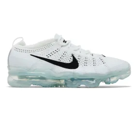 Men's Nike Air VaporMax 2023 Flyknit (White Pure/Platinum Black) Smooth Wear