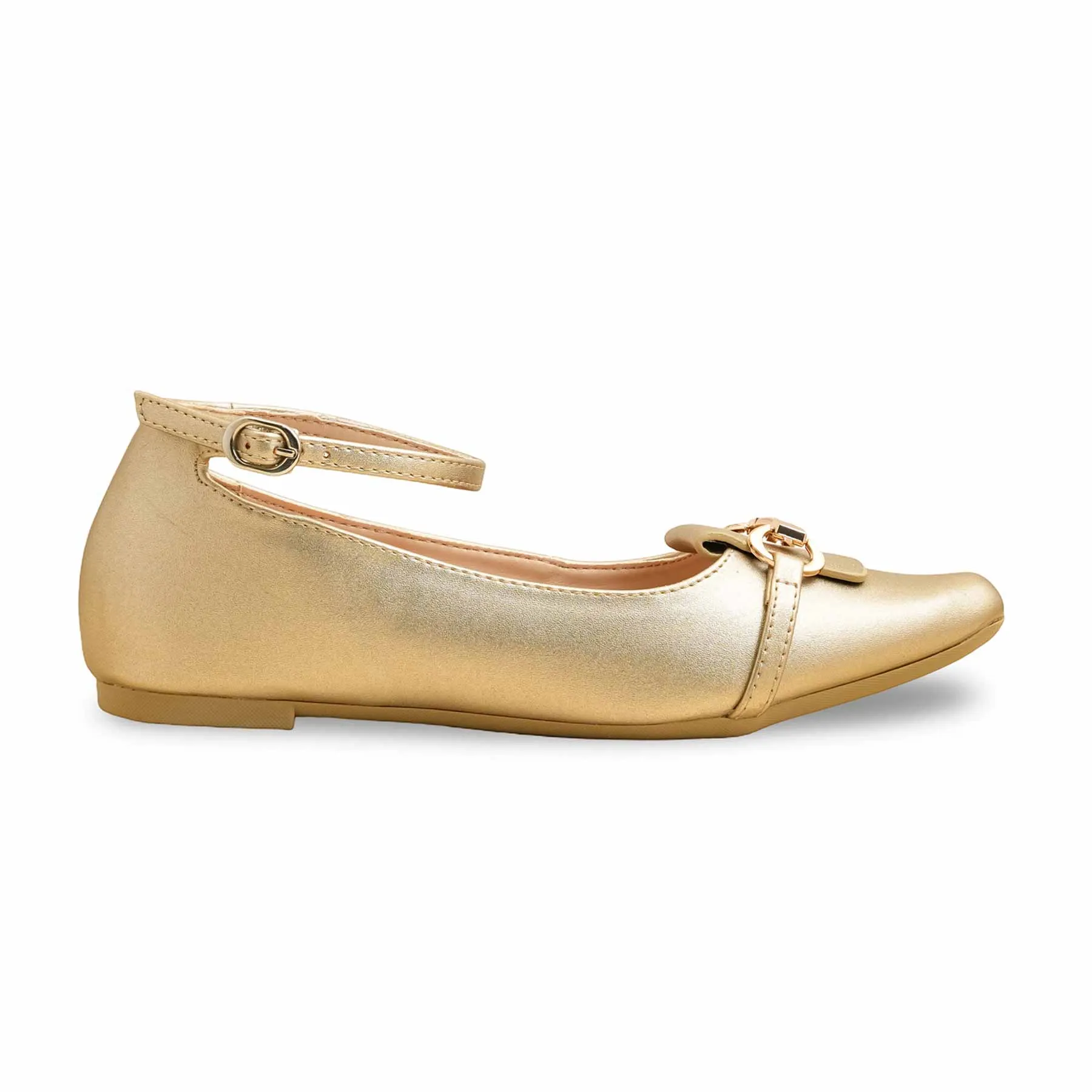 Fashionable Design Golden Pumps For Ladies WN1239