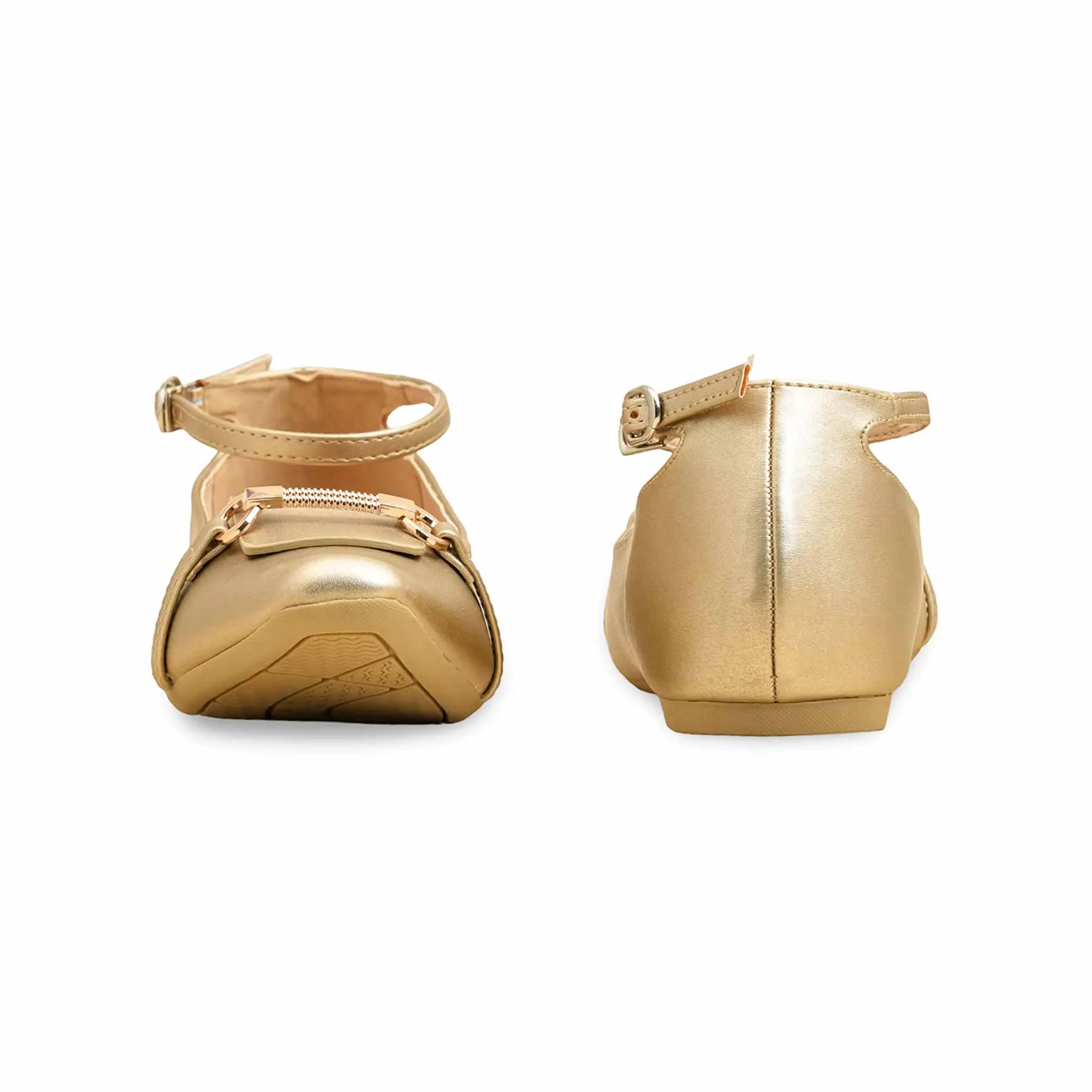Water Edge Golden Pumps For Ladies WN1239