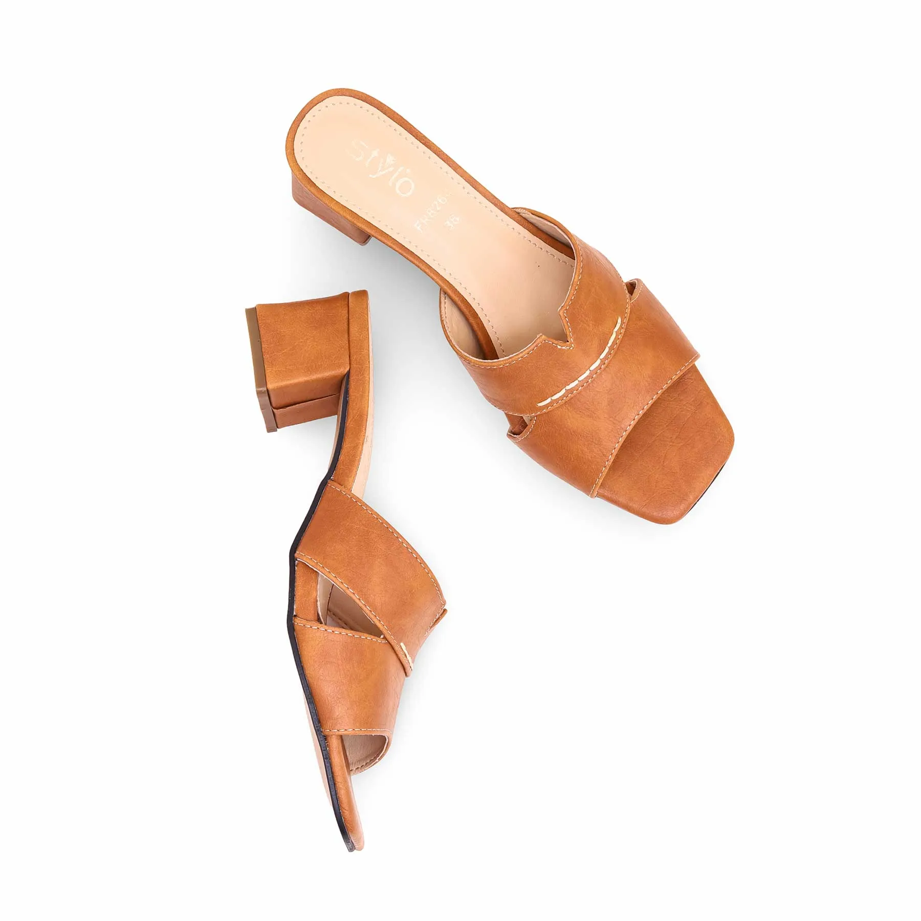 Date Ready Mustard Formal Slipper FR8264