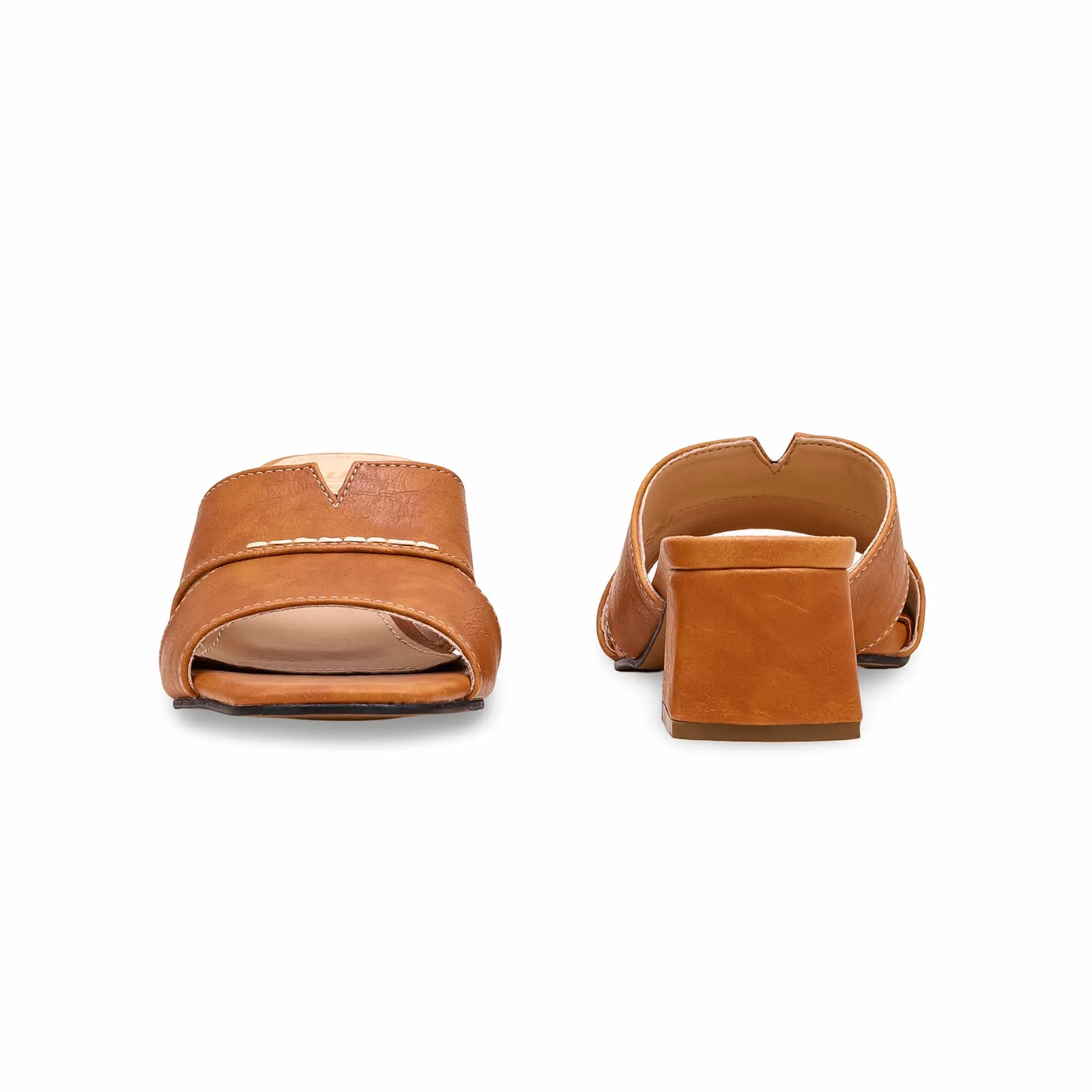 Wide Step Mustard Formal Slipper FR8264