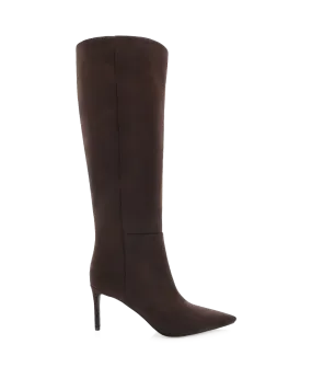 DILAN - DARK CACAO SUEDE Oasis Tough Leather Material Stretchable Material