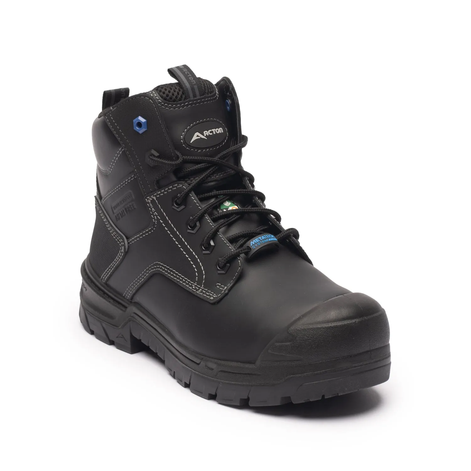 Dozer 6" Unisex Composite Toe Metguard Work Boots A9301-11 - Limited Sizing Cushioned Step All Day Worker Anti-static
