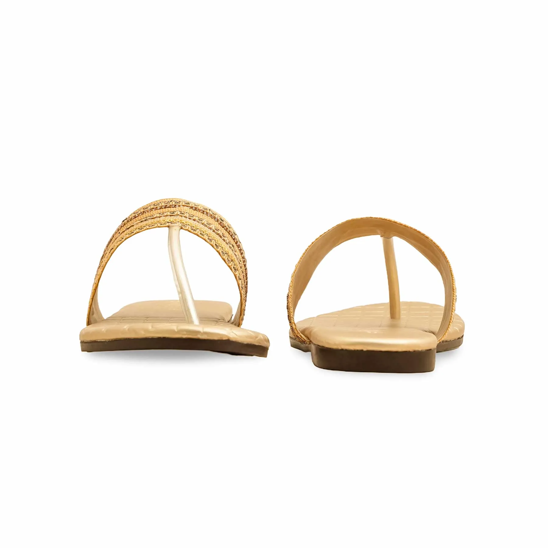 Outdoor Easy Versatile Comfort Golden Casual Chappal CL2135