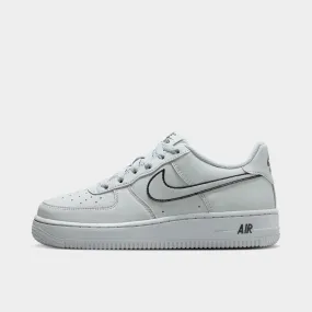 Rubber Composite Nike Air Force 1 GS Light Smoke Grey / Black