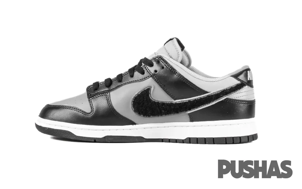 quick dry Dunk Low Chenille Swoosh 'Black Grey' (2022)