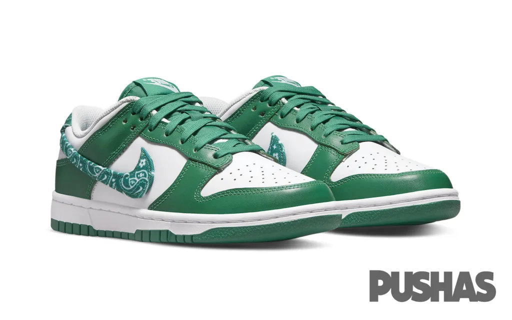 Dunk Low 'Essential Paisley Pack Green' Women's (2022) FlatSole