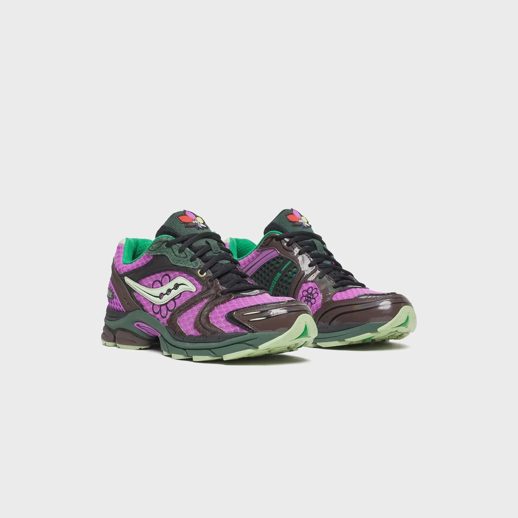 Fast Transition Effortless Glide Saucony x Jae Tips ProGrid Triumph 4 - Violet / Earth