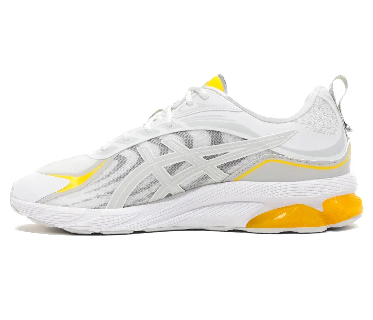 Contoured Heel Cup Men's Asics Gel Quantum 180 8 (White/Chrome Yellow)