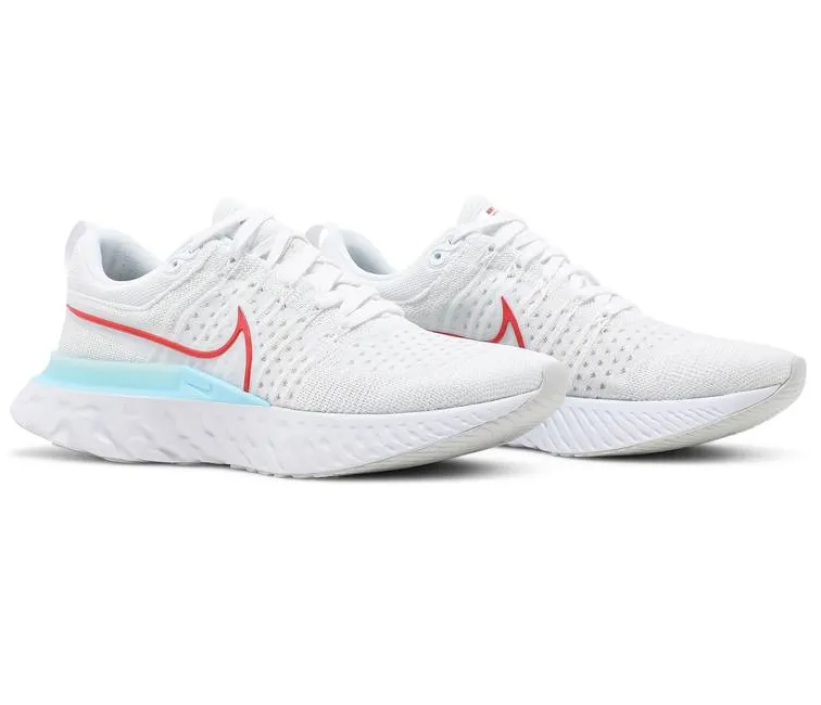 Daily Movement Men's Nike React Infinity Run FK 2 (White/Chile Red)