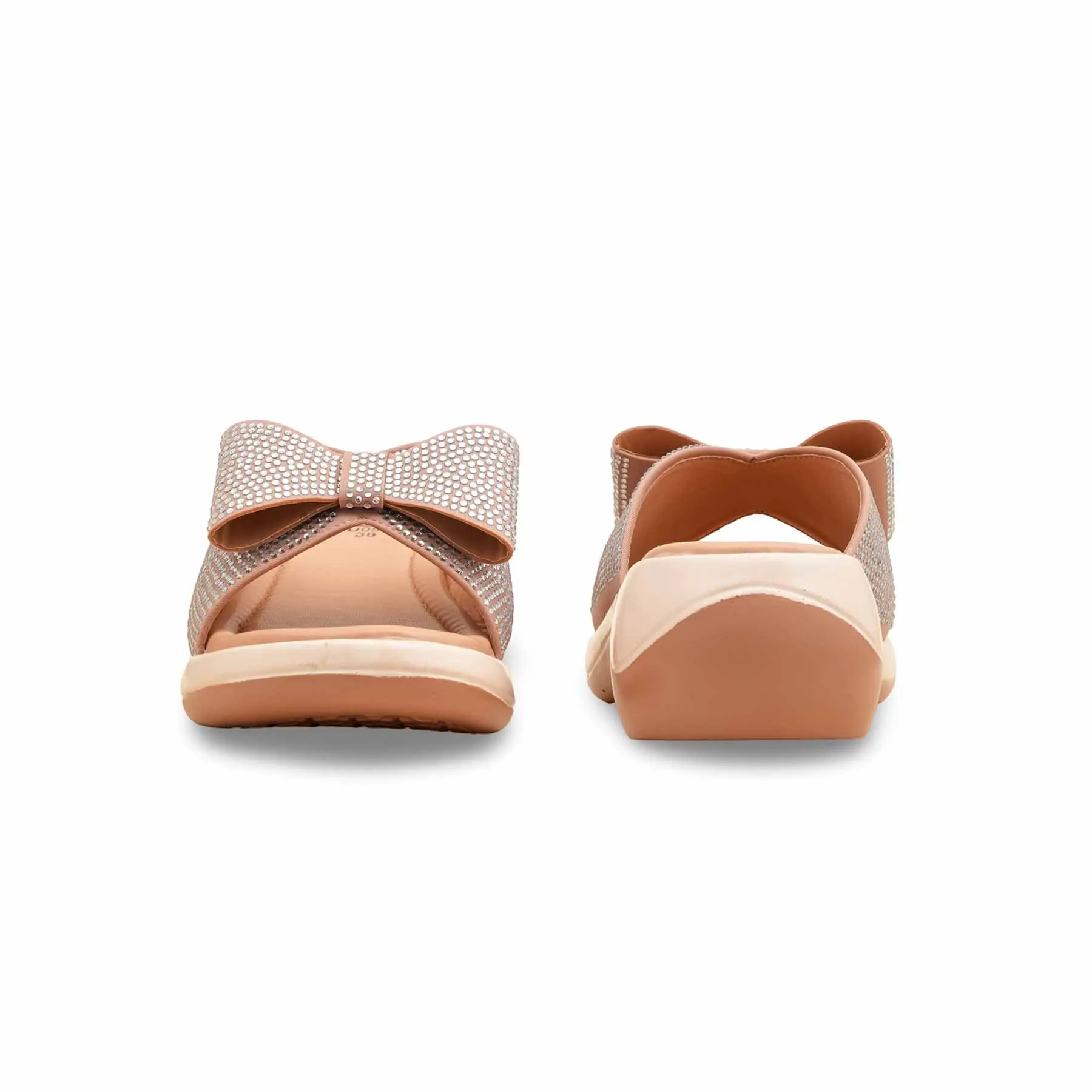 Elegant Vibe Pink Formal Women Slipper PU0596