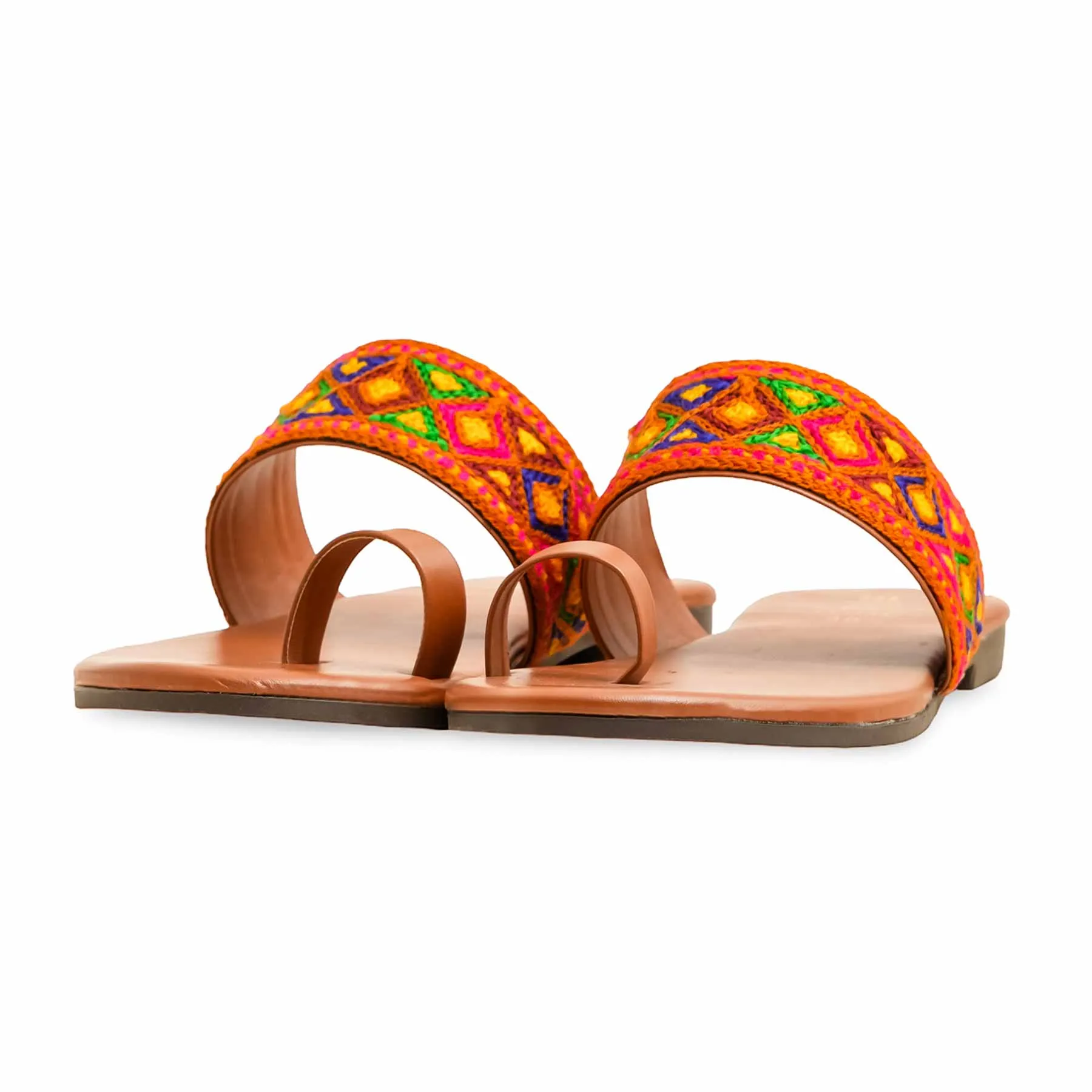 Smooth Fit Mustard Casual Chappal For Women CL2134