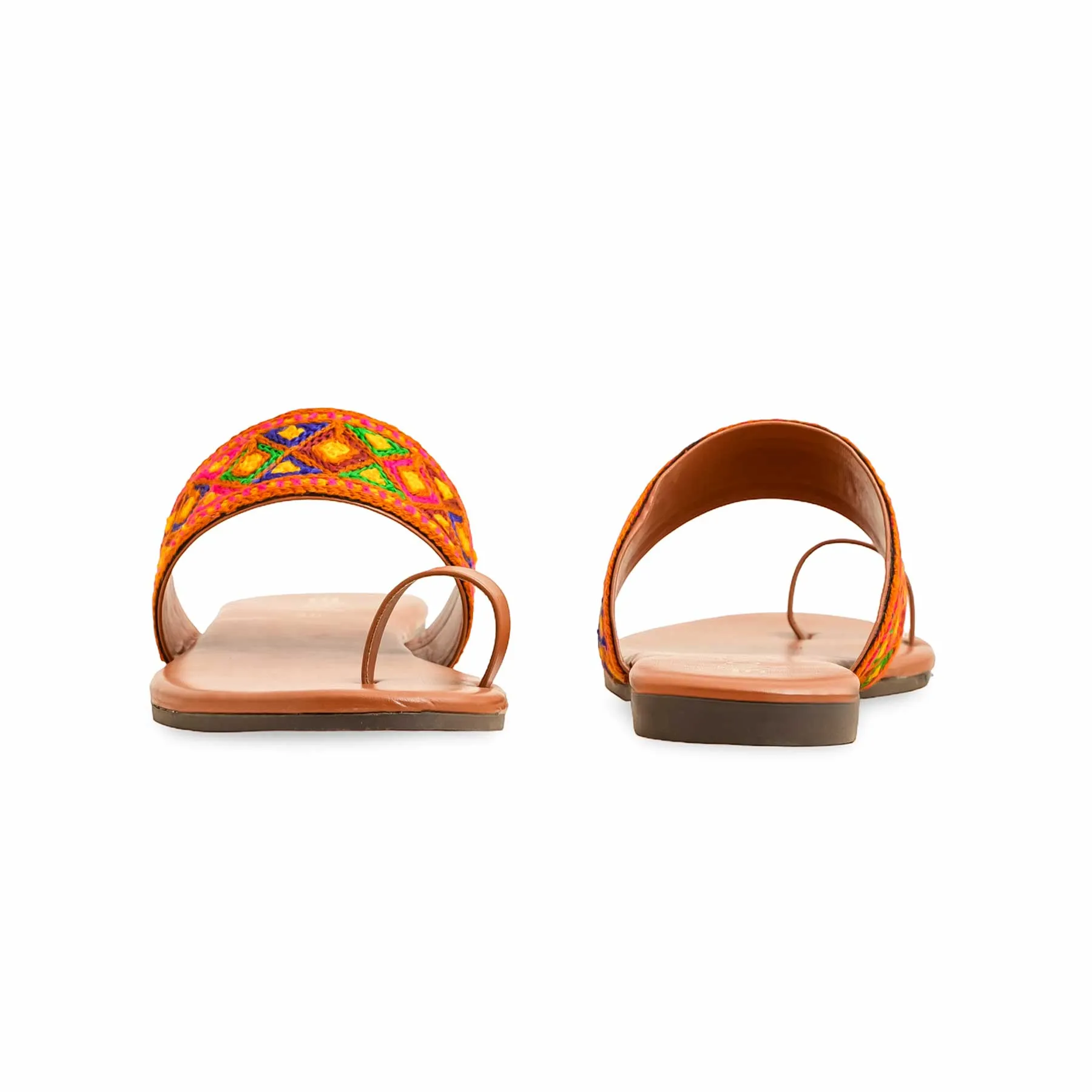 Mustard Casual Chappal For Women CL2134 Elegant Roof View