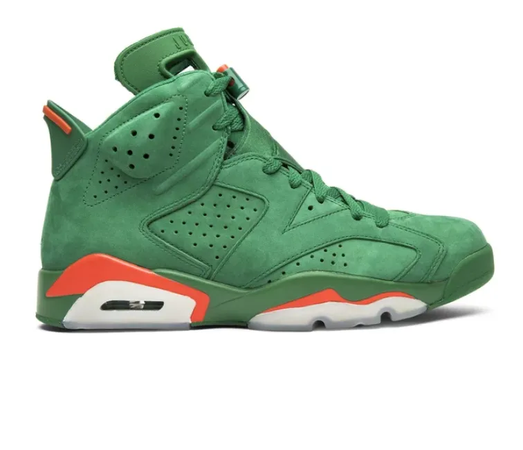 All-weather lining Calm Fit Men's Nike Air Jordan 6 (Gatorade Green 2017)