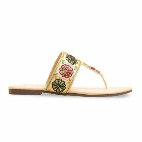 Fawn Formal Women Chappal EC0235 Farm Mood Durable Footwear