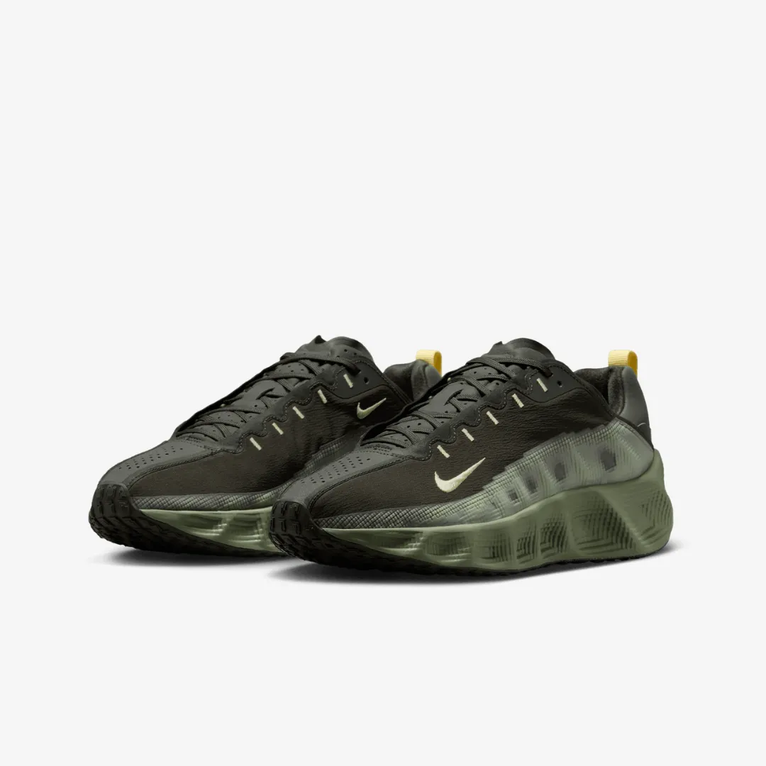 Step Fresh mens nike ava rover (sequoia/soft yellow)