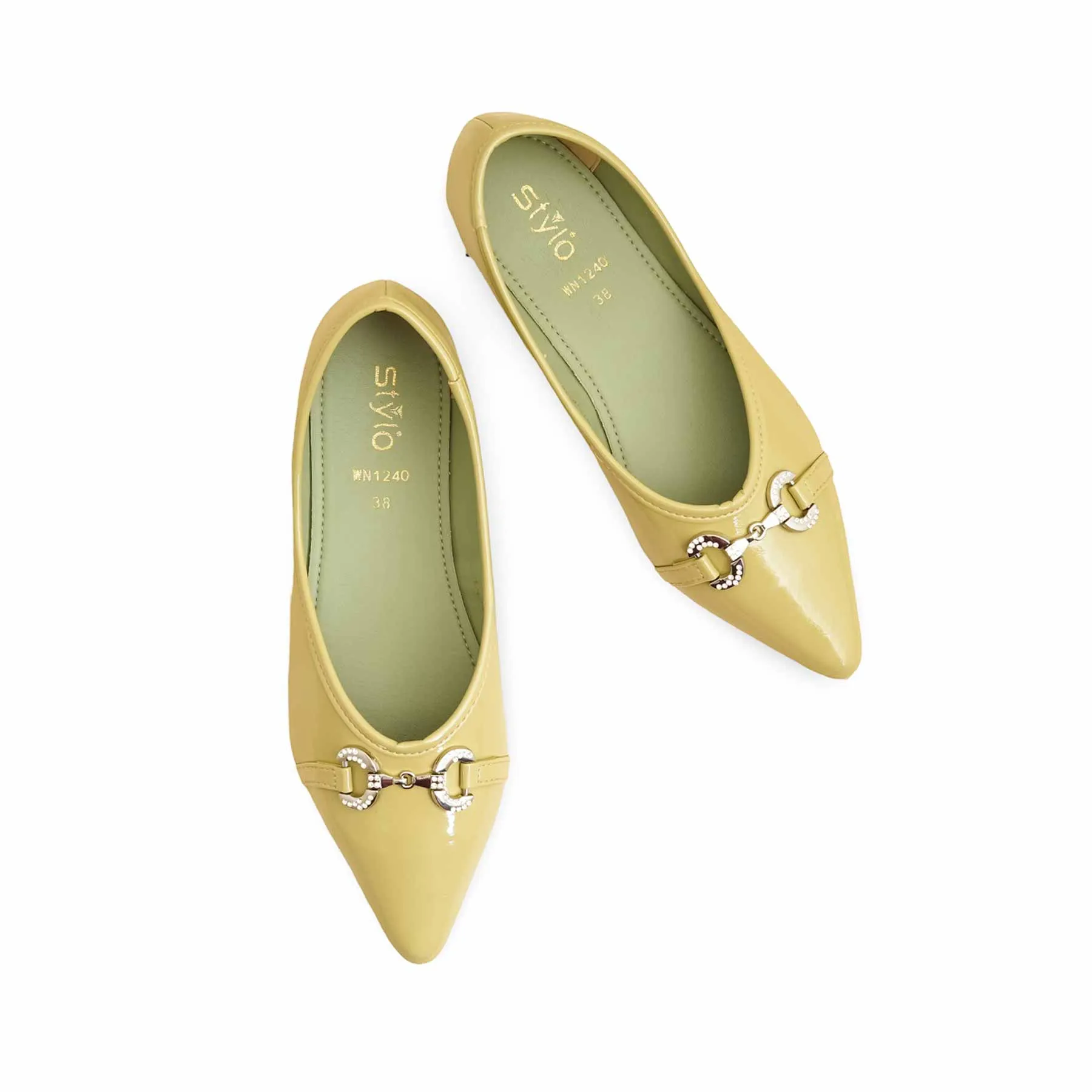 Class Mood Green Pumps For Women WN1240