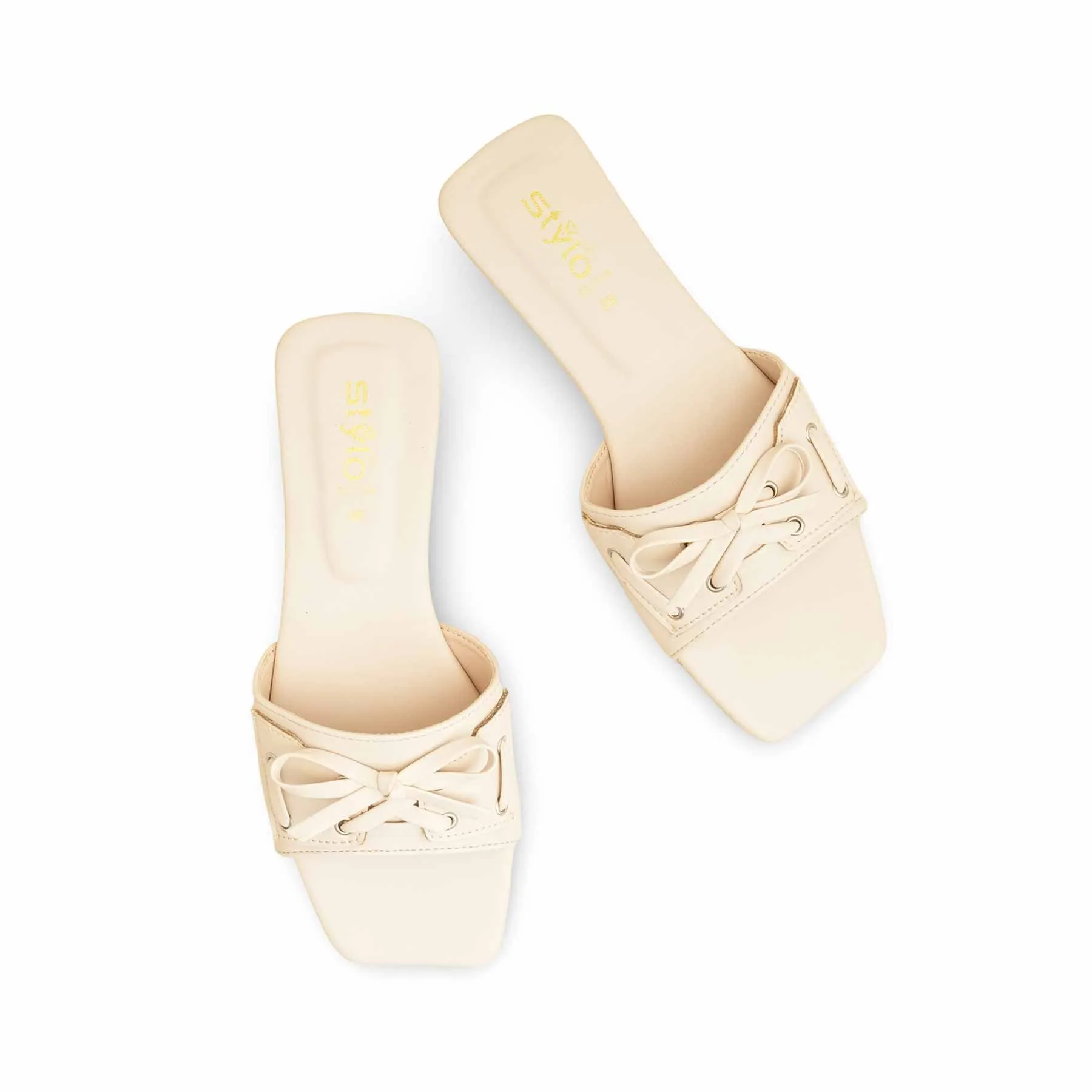 Cream Casual Slipper CL2128 Bold Pop Drive Easy