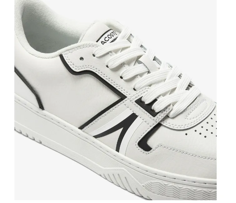 Men's Lacoste L001 123 7 (White/Black) Zero Drop Platforms Supportive support
