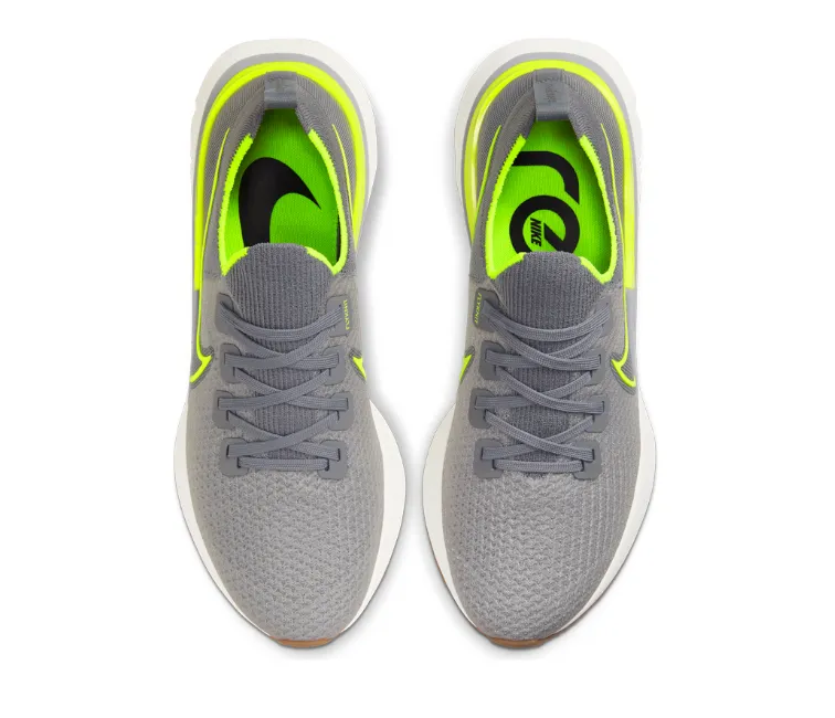 Universal Look Men's Nike React Infinity Run FK (Particle Grey/Volt)